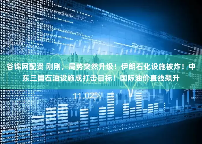 谷锦网配资 刚刚，局势突然升级！伊朗石化设施被炸！中东三国石油设施成打击目标！国际油价直线飙升